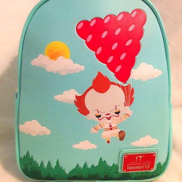 IT Chapter Two Cartoon Pennywise Loungefly Horror Mini Backpack